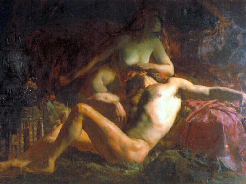 1868-Adolphe Dechaenaud - Sansone e Dalila